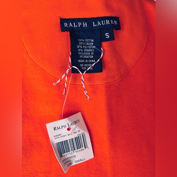 NWT Ralph Lauren Equestrian Polo Crest Blazer Orange Red Logo Jacket Horse Logo - Picture 15 of 16